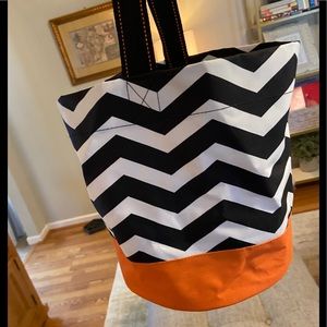 Chevron Halloween bag